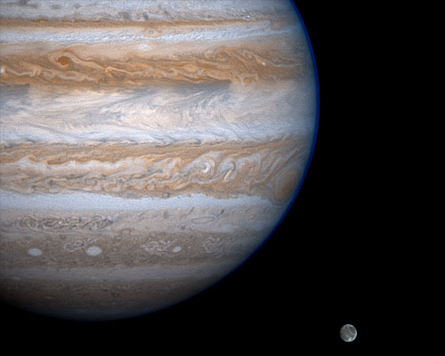 Jupiter and Ganymede