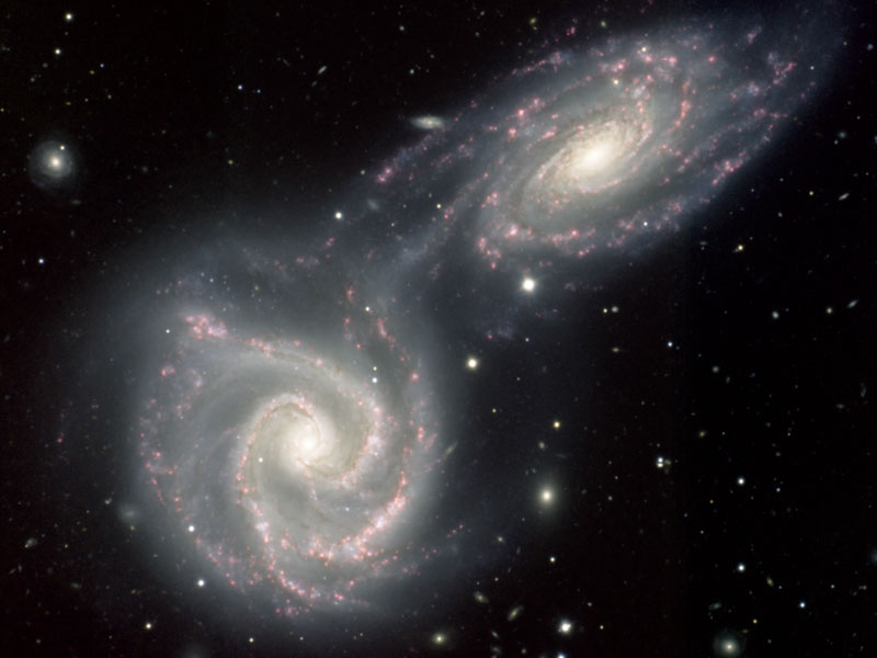 Colliding galaxies