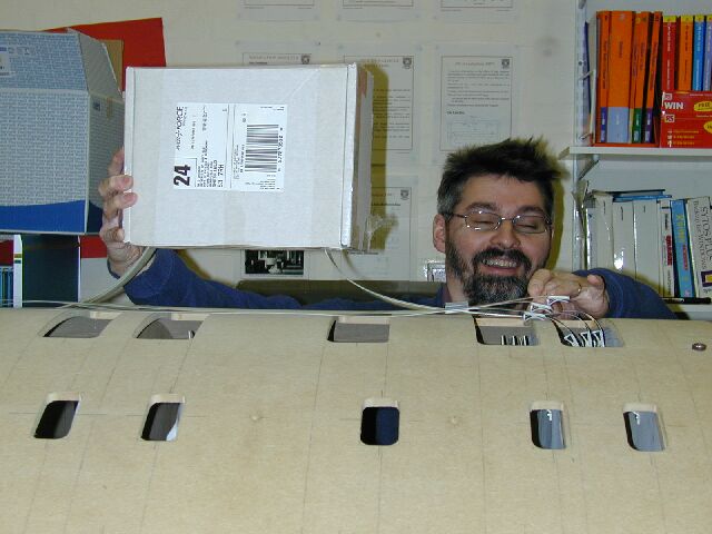 Tape feeder in action
