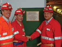 Neil Spooner with Lord Sainsbury