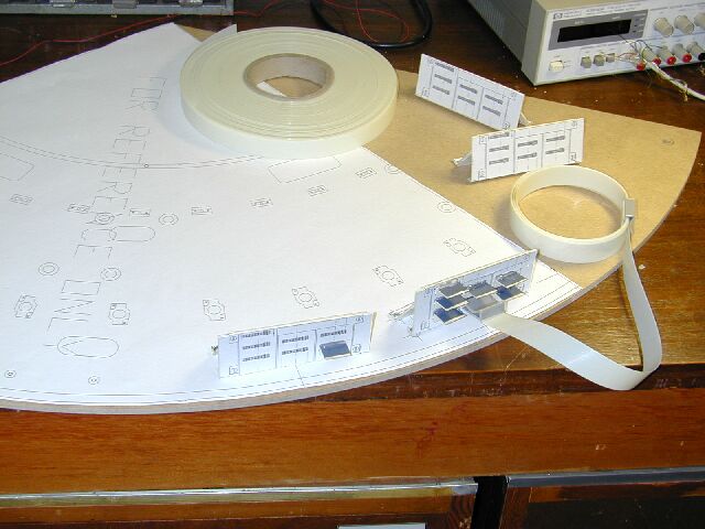 Disk with patch pannels attached.